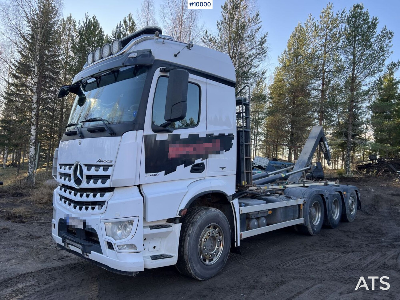 MERCEDES-BENZ AROCS 3251 Hook Truck with tridem body - Lastväxlare lastbil: bild 1 MERCEDES-BENZ AROCS 3251 Hook Truck with tridem body - Lastväxlare lastbil: bild 1