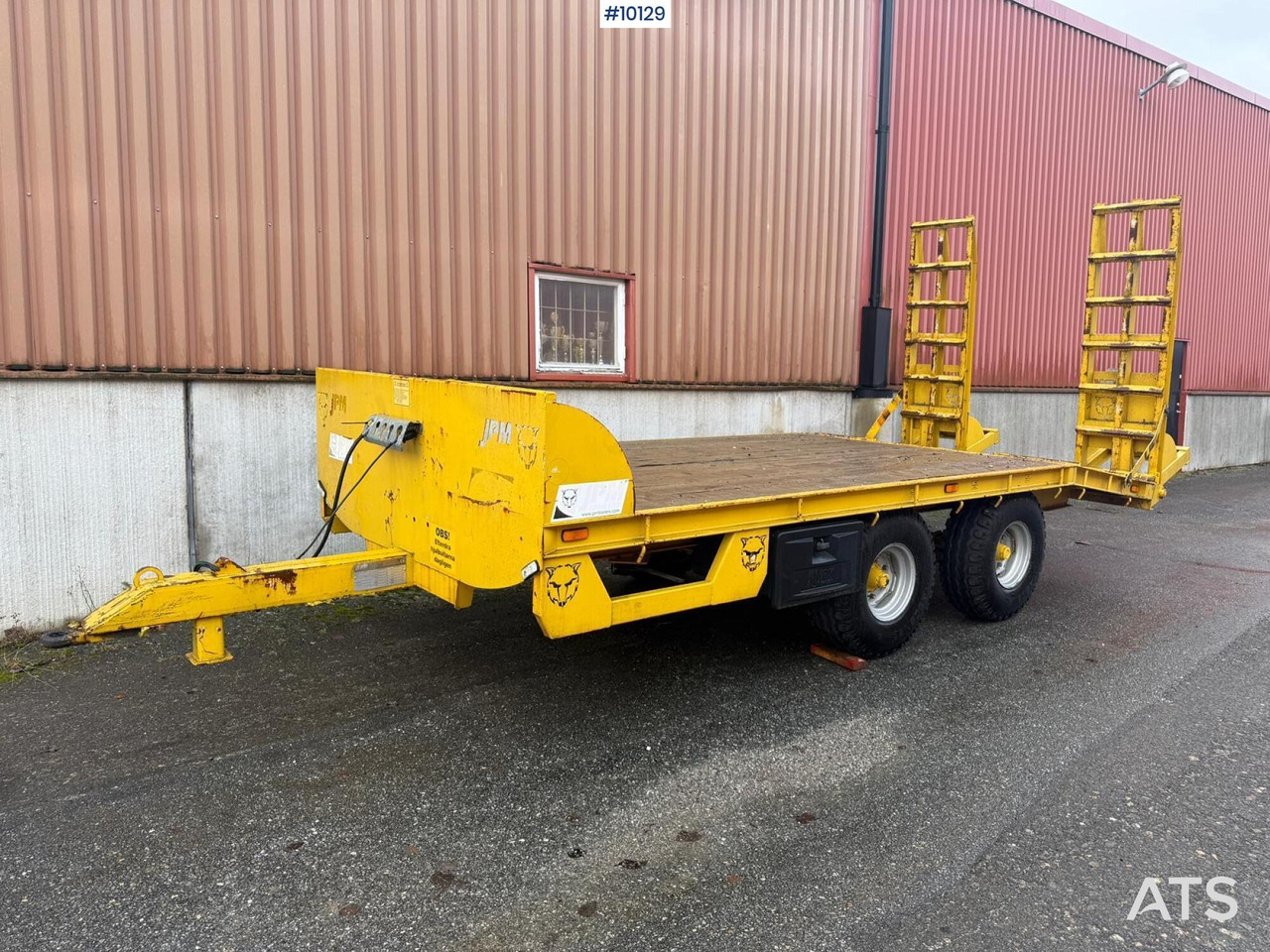 Machine trailer JPM - Låg lastare trailer: bild 2 Machine trailer JPM - Låg lastare trailer: bild 2