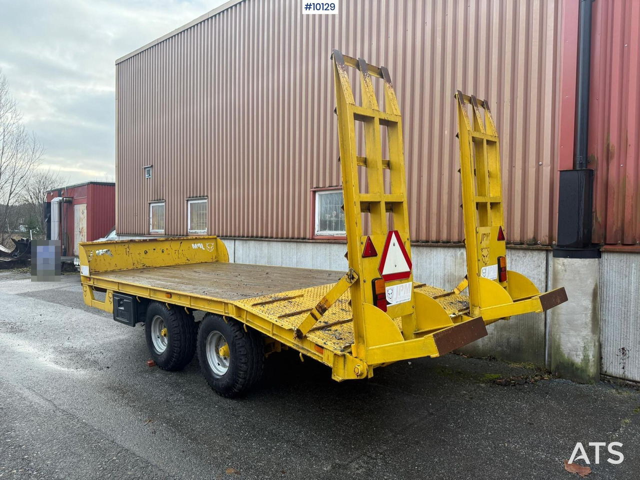 Machine trailer JPM - Låg lastare trailer: bild 1 Machine trailer JPM - Låg lastare trailer: bild 1