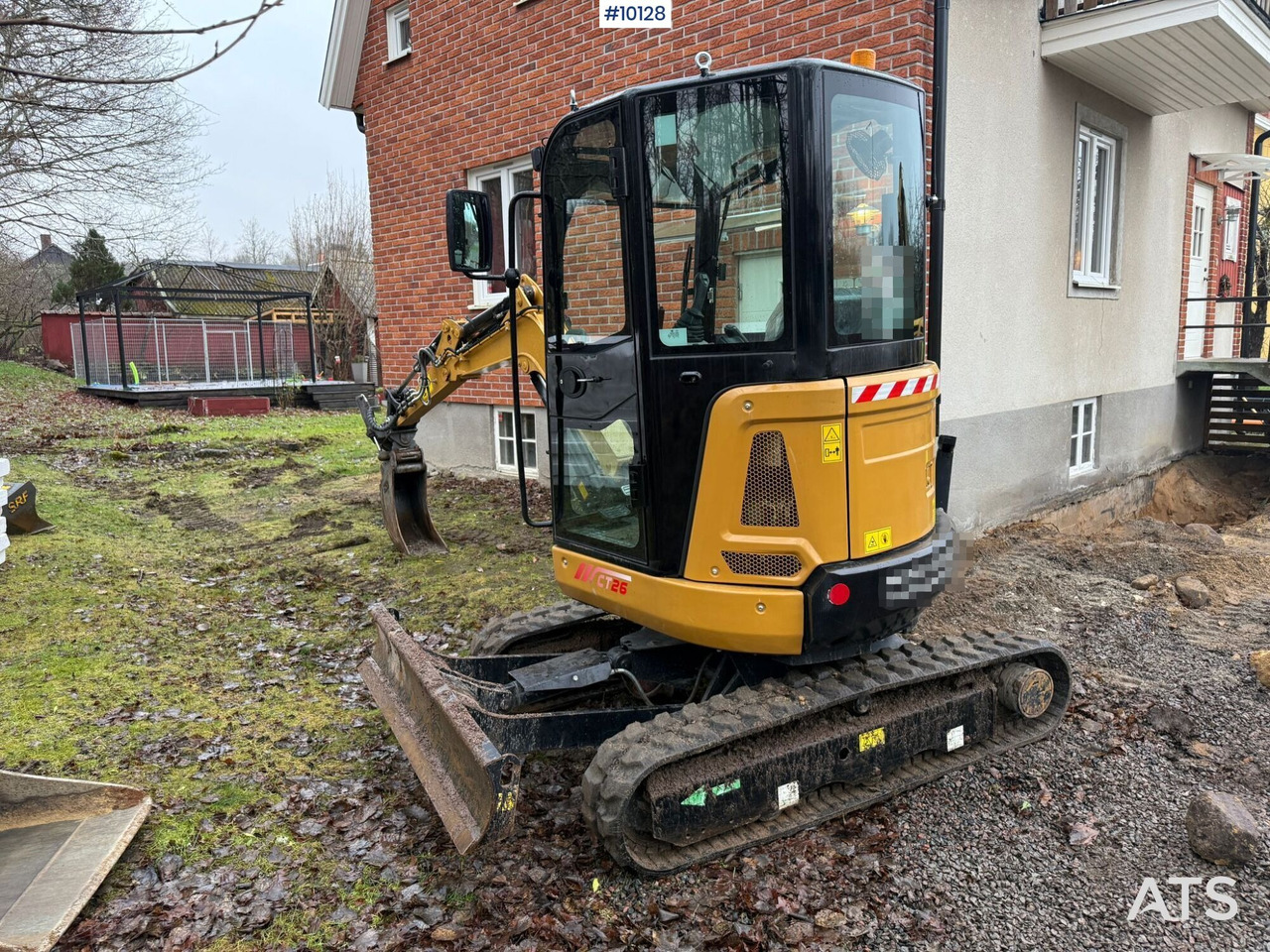 Mini excavator Carter CT26 with 3 buckets - Minigrävmaskin: bild 2 Mini excavator Carter CT26 with 3 buckets - Minigrävmaskin: bild 2
