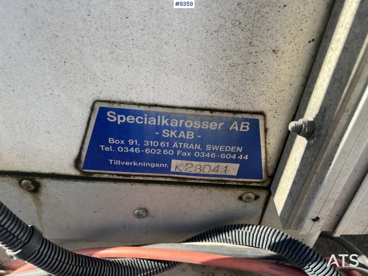 Refrigerated trailer cabinet SKAB - Växelflak - kylbil: bild 5 Refrigerated trailer cabinet SKAB - Växelflak - kylbil: bild 5