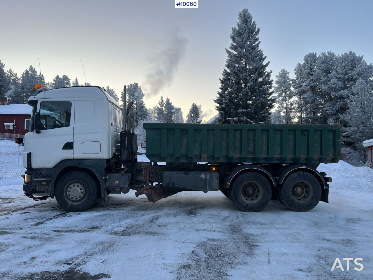SCANIA R164 Tipper truck with plow equipment (VIDEO) - Tippbil lastbil: bild 3 SCANIA R164 Tipper truck with plow equipment (VIDEO) - Tippbil lastbil: bild 3