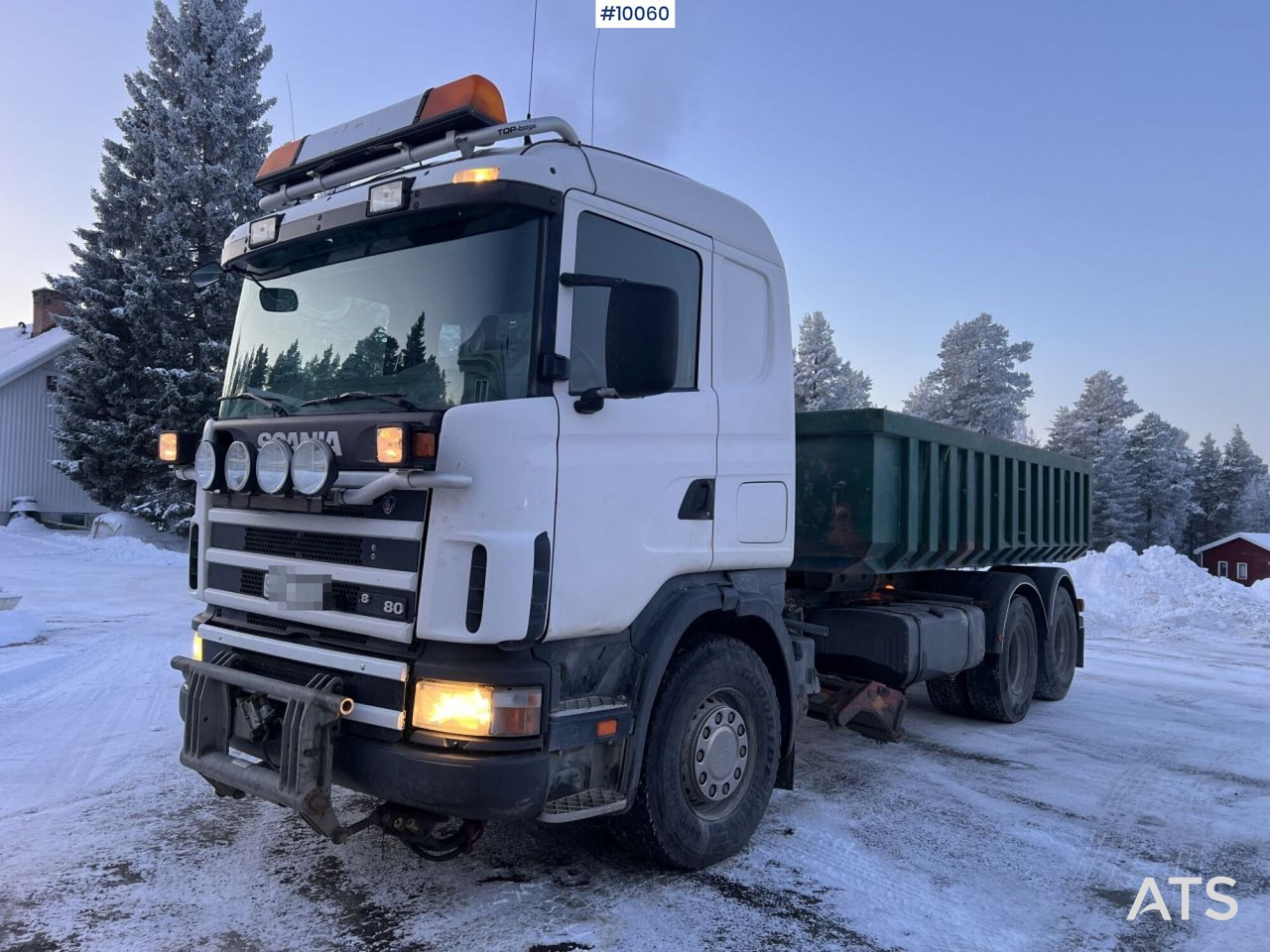 SCANIA R164 Tipper truck with plow equipment (VIDEO) - Tippbil lastbil: bild 1 SCANIA R164 Tipper truck with plow equipment (VIDEO) - Tippbil lastbil: bild 1