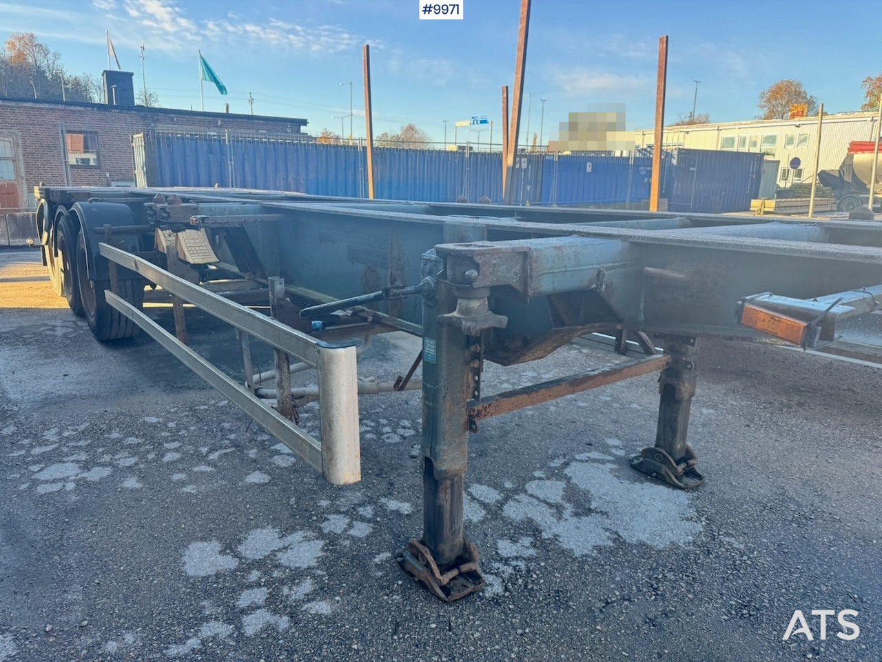 Schweriner CS40 container chassis. - Chassi semitrailer: bild 5 Schweriner CS40 container chassis. - Chassi semitrailer: bild 5