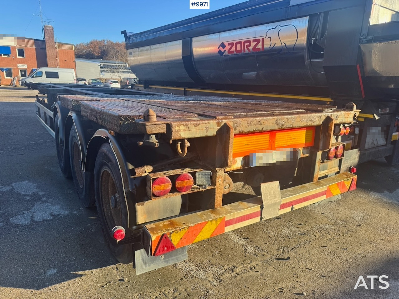 Schweriner CS40 container chassis. - Chassi semitrailer: bild 3 Schweriner CS40 container chassis. - Chassi semitrailer: bild 3