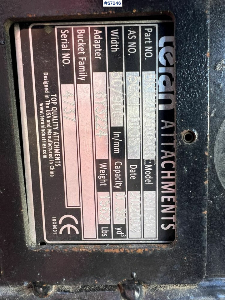 Screen bucket with S70 bracket - Sorteringsskopa: bild 4 Screen bucket with S70 bracket - Sorteringsskopa: bild 4