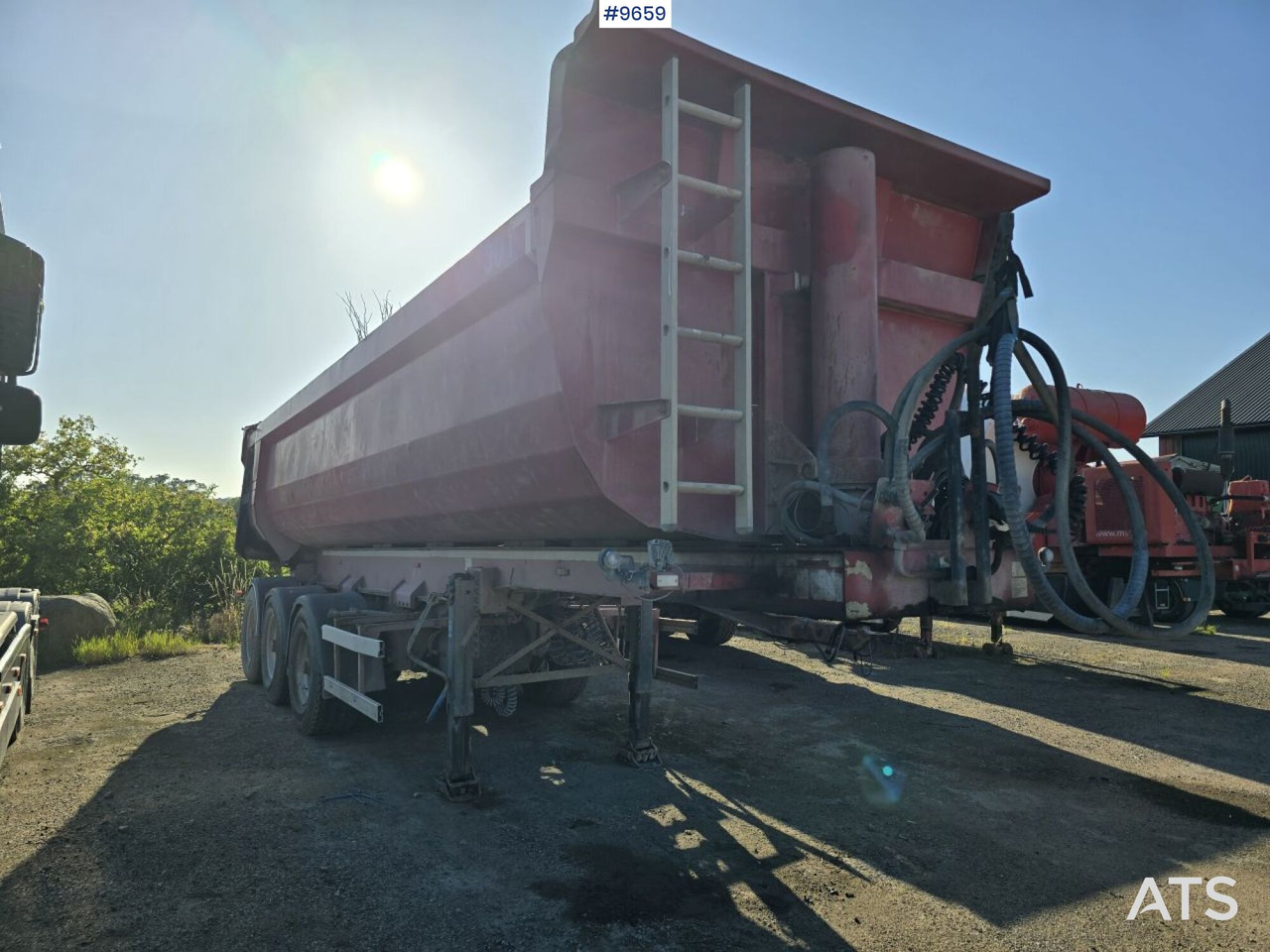 Tipper trailer Damm SE-42T - Tippbil semitrailer: bild 2 Tipper trailer Damm SE-42T - Tippbil semitrailer: bild 2