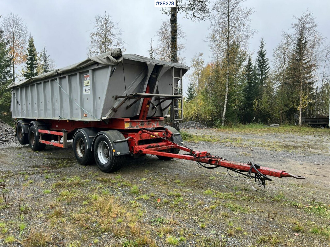 Tipper trailer, Fruehauf TP-87 with dump body Benalu - Tippsläp: bild 1 Tipper trailer, Fruehauf TP-87 with dump body Benalu - Tippsläp: bild 1