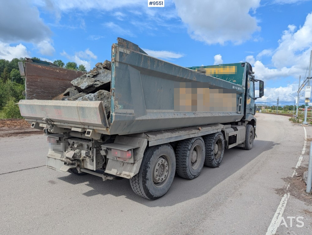 Tipper truck Mercedes Benz Arocs 3253 with Zetterberg flatbed - Tippbil lastbil: bild 5 Tipper truck Mercedes Benz Arocs 3253 with Zetterberg flatbed - Tippbil lastbil: bild 5