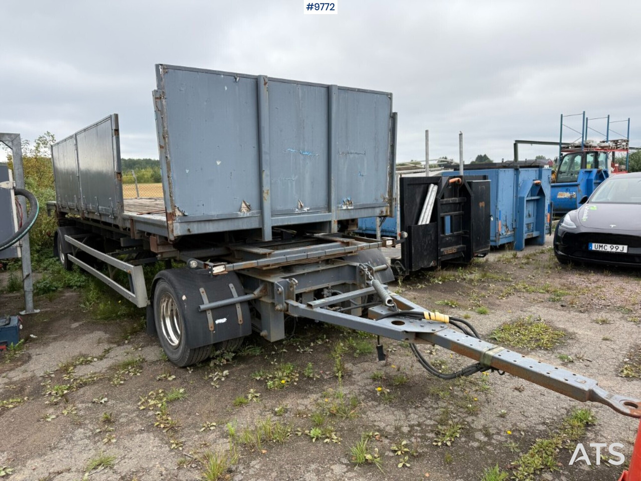 VAN HAAL R20 Hooklift body with removable flatbed - Lastväxlarsläp/ Liftdumpersläp, Flakbyggnation: bild 2 VAN HAAL R20 Hooklift body with removable flatbed - Lastväxlarsläp/ Liftdumpersläp, Flakbyggnation: bild 2