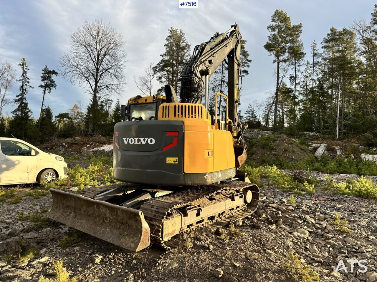 Volvo ECR145DL Crawler excavator with rotor and buckets - Bandgrävare: bild 4 Volvo ECR145DL Crawler excavator with rotor and buckets - Bandgrävare: bild 4