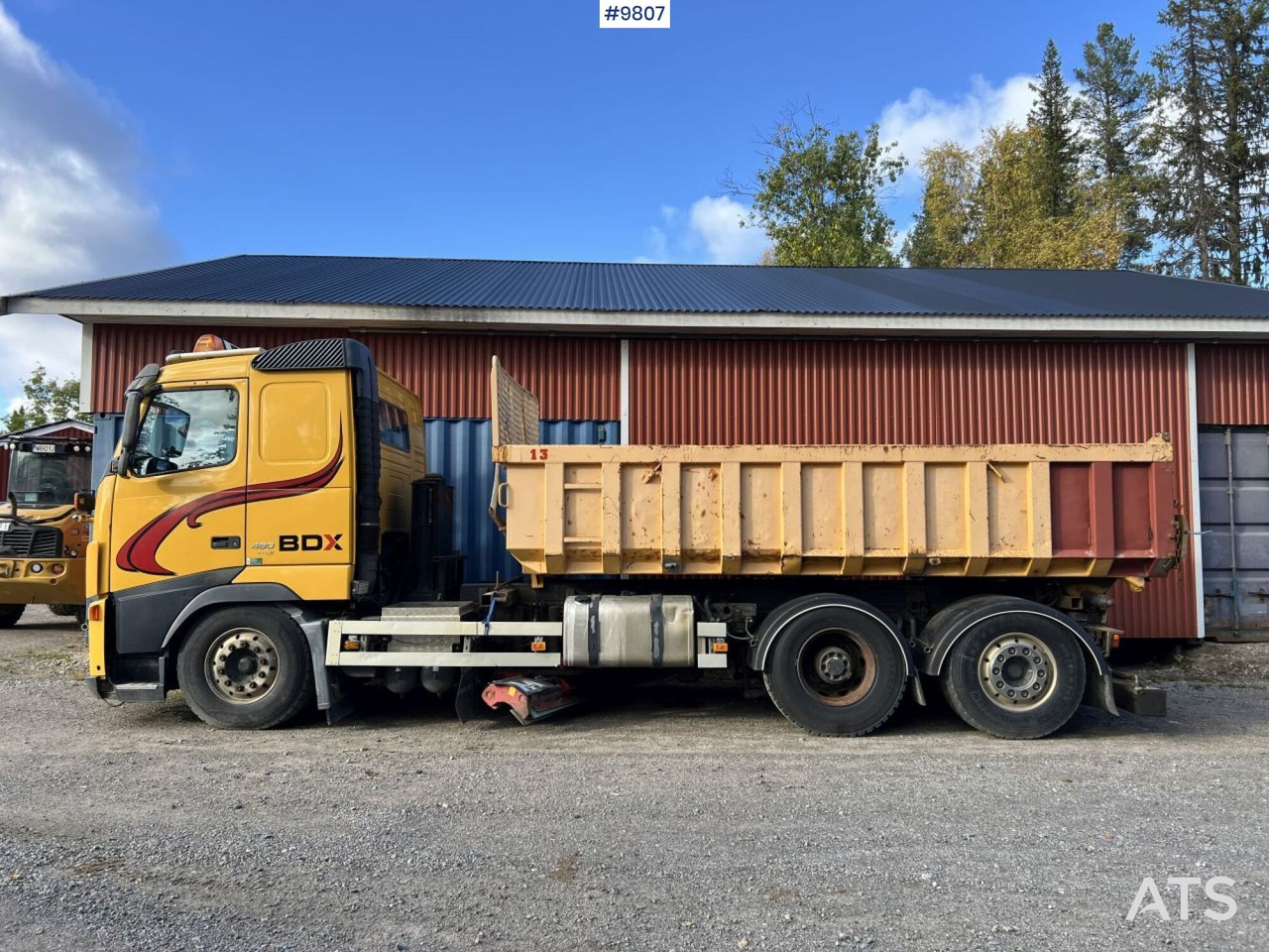 Volvo FH-480 6*2 with LAXO-Quick lock and plow equipment - Tippbil lastbil: bild 4 Volvo FH-480 6*2 with LAXO-Quick lock and plow equipment - Tippbil lastbil: bild 4