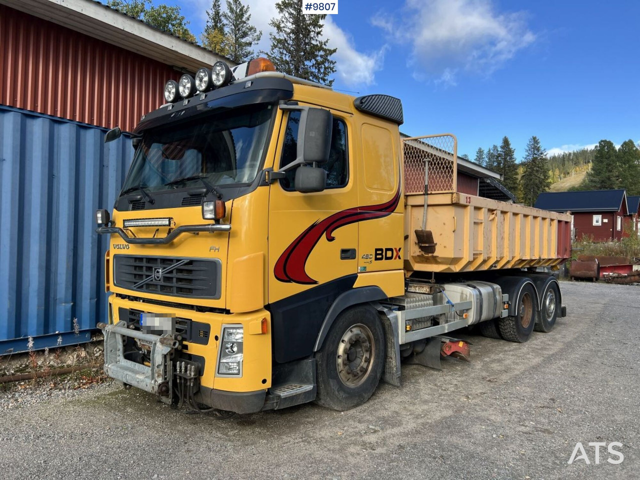 Volvo FH-480 6*2 with LAXO-Quick lock and plow equipment - Tippbil lastbil: bild 1 Volvo FH-480 6*2 with LAXO-Quick lock and plow equipment - Tippbil lastbil: bild 1