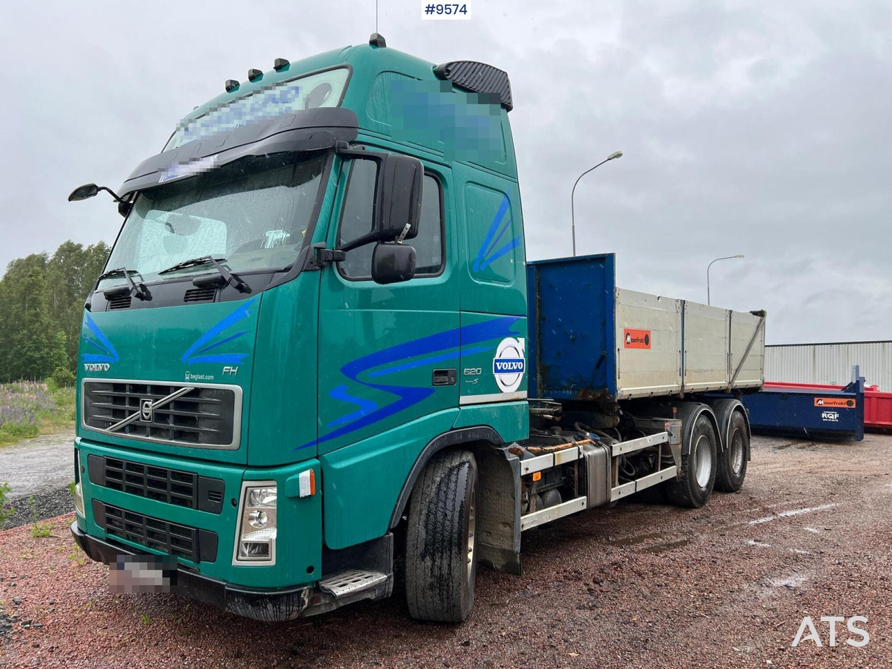 Volvo FH 520 6X4 Quick lock with flatbed - Flakbil: bild 1 Volvo FH 520 6X4 Quick lock with flatbed - Flakbil: bild 1