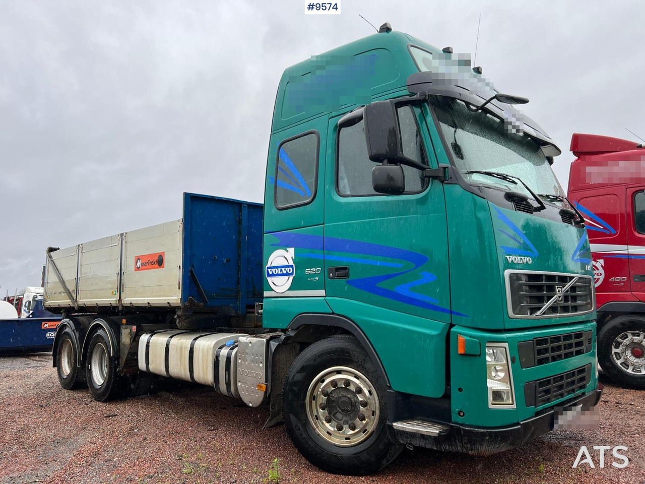 Volvo FH 520 6X4 Quick lock with flatbed - Flakbil: bild 2 Volvo FH 520 6X4 Quick lock with flatbed - Flakbil: bild 2