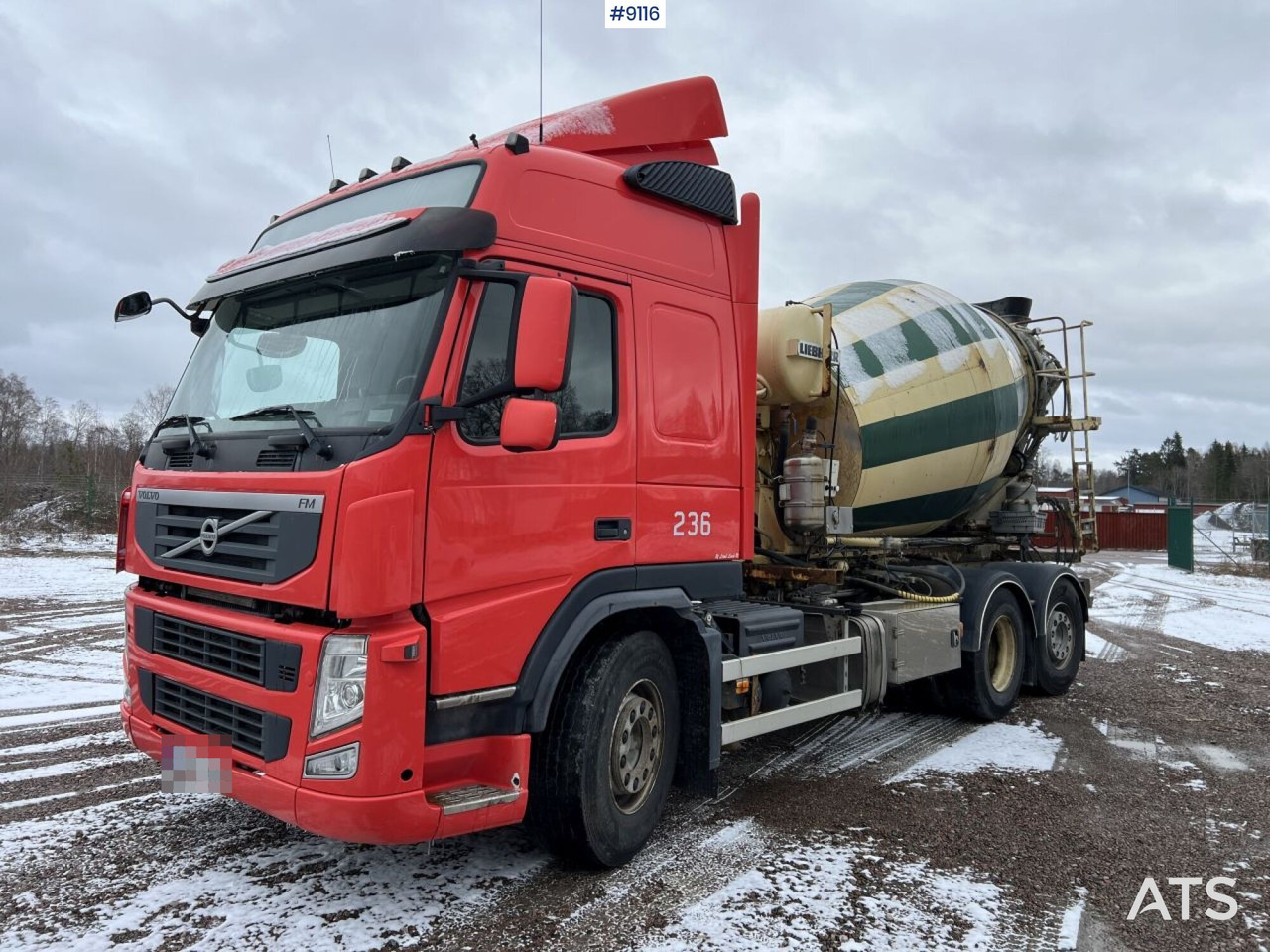 Volvo FM 6X2 Quick lock with concrete rotator (VIDEO) - Betongbil: bild 1 Volvo FM 6X2 Quick lock with concrete rotator (VIDEO) - Betongbil: bild 1