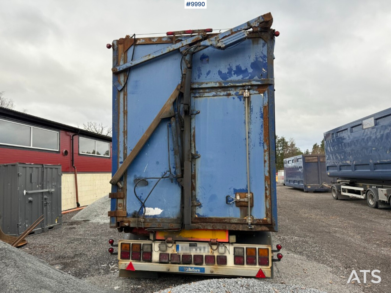 Wood chip trailer Kilafors TNRBM3CFTS-45-1 - Tippbil semitrailer: bild 4 Wood chip trailer Kilafors TNRBM3CFTS-45-1 - Tippbil semitrailer: bild 4