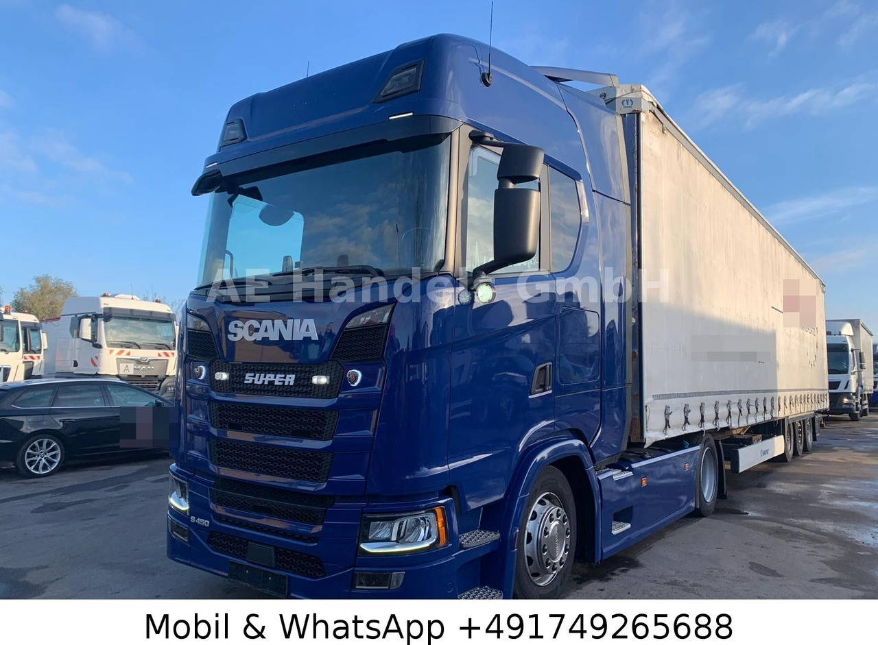 Scania S450 HighLine LowDeck LL*Retarder/ACC/Standklima - Dragbil: bild 1 Scania S450 HighLine LowDeck LL*Retarder/ACC/Standklima - Dragbil: bild 1