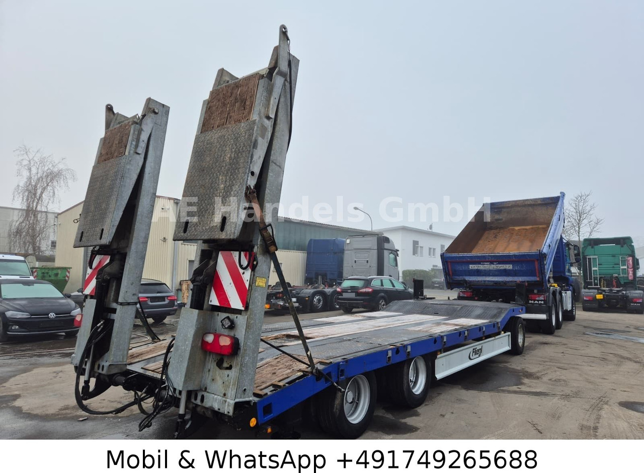 Fliegl DTS 300 Drehschemel Tieflader*Hydraulische Rampe - Låg lastare trailer: bild 4 Fliegl DTS 300 Drehschemel Tieflader*Hydraulische Rampe - Låg lastare trailer: bild 4