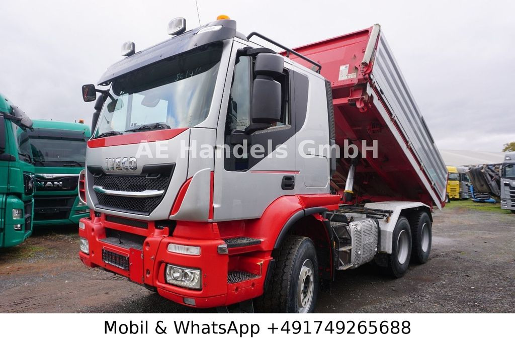 Iveco Trakker 500 BL 6x4 *Retarder/11m³/Wechselkipper - Containerbil/ Växelflak lastbil: bild 1 Iveco Trakker 500 BL 6x4 *Retarder/11m³/Wechselkipper - Containerbil/ Växelflak lastbil: bild 1