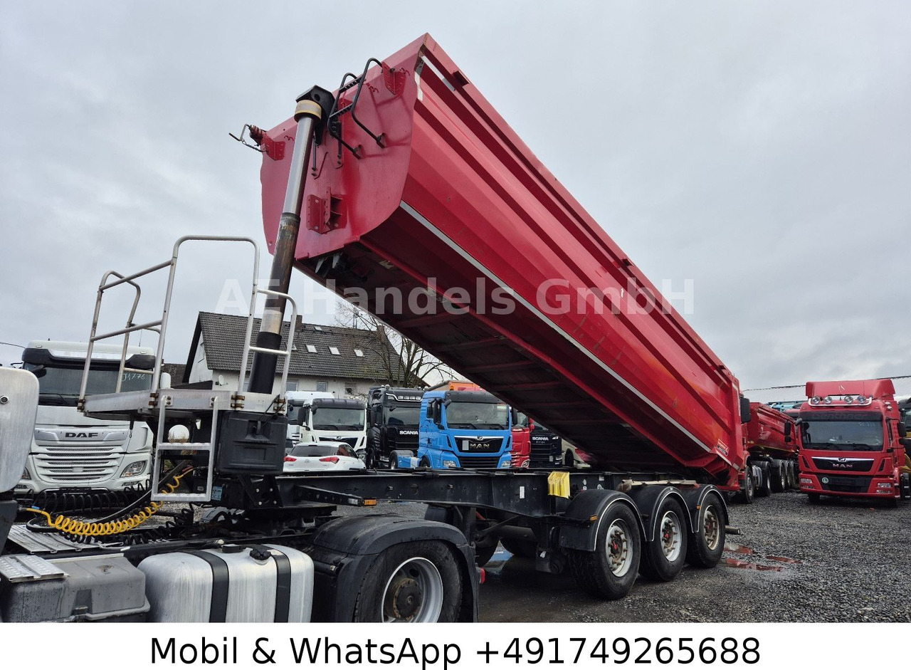 Langendorf NW-3 Stahl *26m³/1.Liftachse/Podest/Rollplane - Tippbil semitrailer: bild 1 Langendorf NW-3 Stahl *26m³/1.Liftachse/Podest/Rollplane - Tippbil semitrailer: bild 1