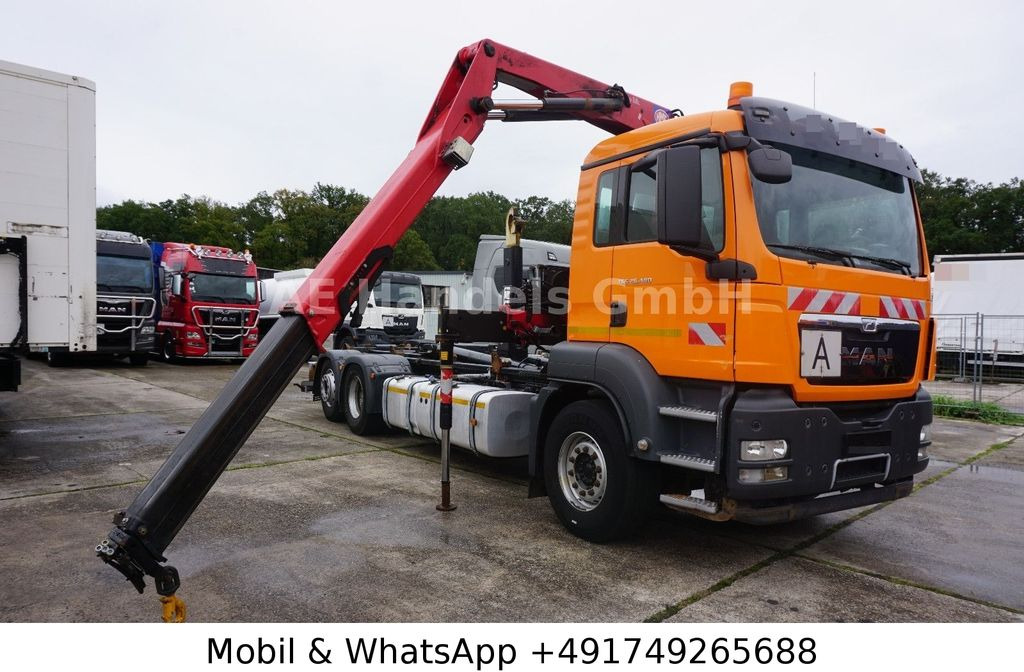 MAN TGS 26.400 BL *Hyva-20.60S/HMF-1444-22/Lenk+Lift MAN TGS 26.400 BL *Hyva-20.60S/HMF-1444-22/Lenk+Lift - Lastväxlare lastbil, Kranbil: bild 1 MAN TGS 26.400 BL *Hyva-20.60S/HMF-1444-22/Lenk+Lift MAN TGS 26.400 BL *Hyva-20.60S/HMF-1444-22/Lenk+Lift - Lastväxlare lastbil, Kranbil: bild 1