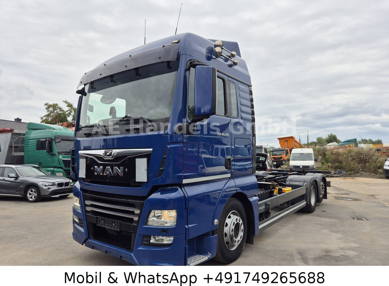 MAN TGX 26.510 XLX LL *Retarder/ACC/LDW/Lenk+Lift - Containerbil/ Växelflak lastbil: bild 1 MAN TGX 26.510 XLX LL *Retarder/ACC/LDW/Lenk+Lift - Containerbil/ Växelflak lastbil: bild 1