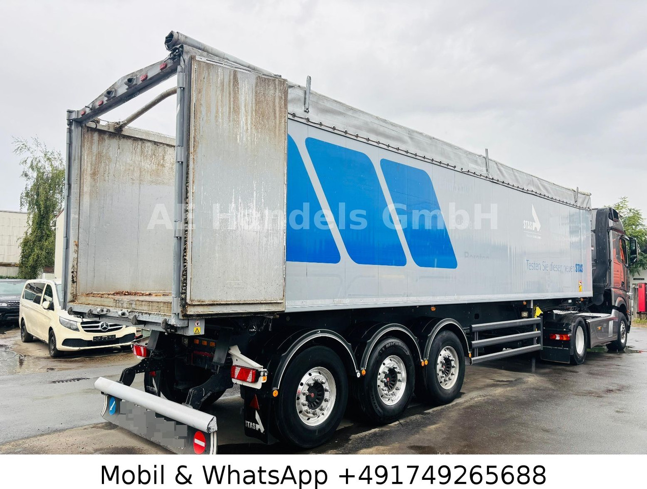 Stas S300CX *55m³/Aluminium/Lift/Alcoa/Smartboard - Tippbil semitrailer: bild 5 Stas S300CX *55m³/Aluminium/Lift/Alcoa/Smartboard - Tippbil semitrailer: bild 5