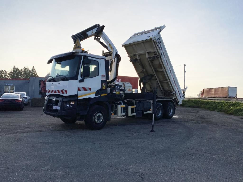 Renault C430 Dti11-Palfinger PK19.001/Tri-Benne endommagé - Tippbil lastbil: bild 2 Renault C430 Dti11-Palfinger PK19.001/Tri-Benne endommagé - Tippbil lastbil: bild 2