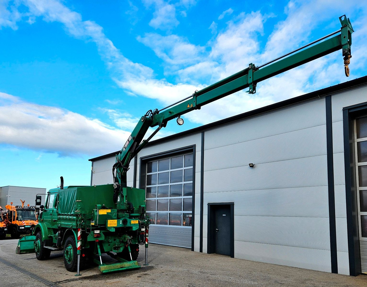 Unimog U2150 Doka HIAB 105 Kran Winde Frontlader - Lastbil, Kranbil: bild 3 Unimog U2150 Doka HIAB 105 Kran Winde Frontlader - Lastbil, Kranbil: bild 3