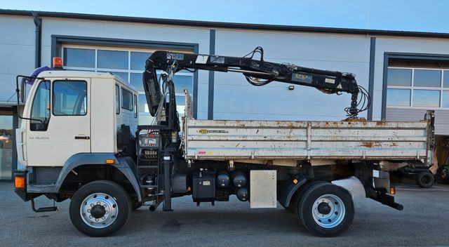 MAN LE 14.250 4x4 HIAB 077BS-2 Kran Greifer - Tippbil lastbil, Kranbil: bild 5 MAN LE 14.250 4x4 HIAB 077BS-2 Kran Greifer - Tippbil lastbil, Kranbil: bild 5