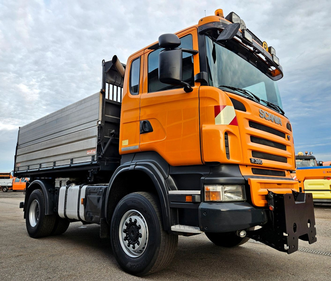 Scania R380 4x4 Winterdienst Euro4 - Tippbil lastbil: bild 1 Scania R380 4x4 Winterdienst Euro4 - Tippbil lastbil: bild 1