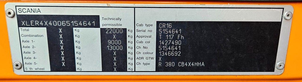 Tippbil lastbil Scania R380 4x4 Winterdienst Euro4: bild 27 Tippbil lastbil Scania R380 4x4 Winterdienst Euro4: bild 27