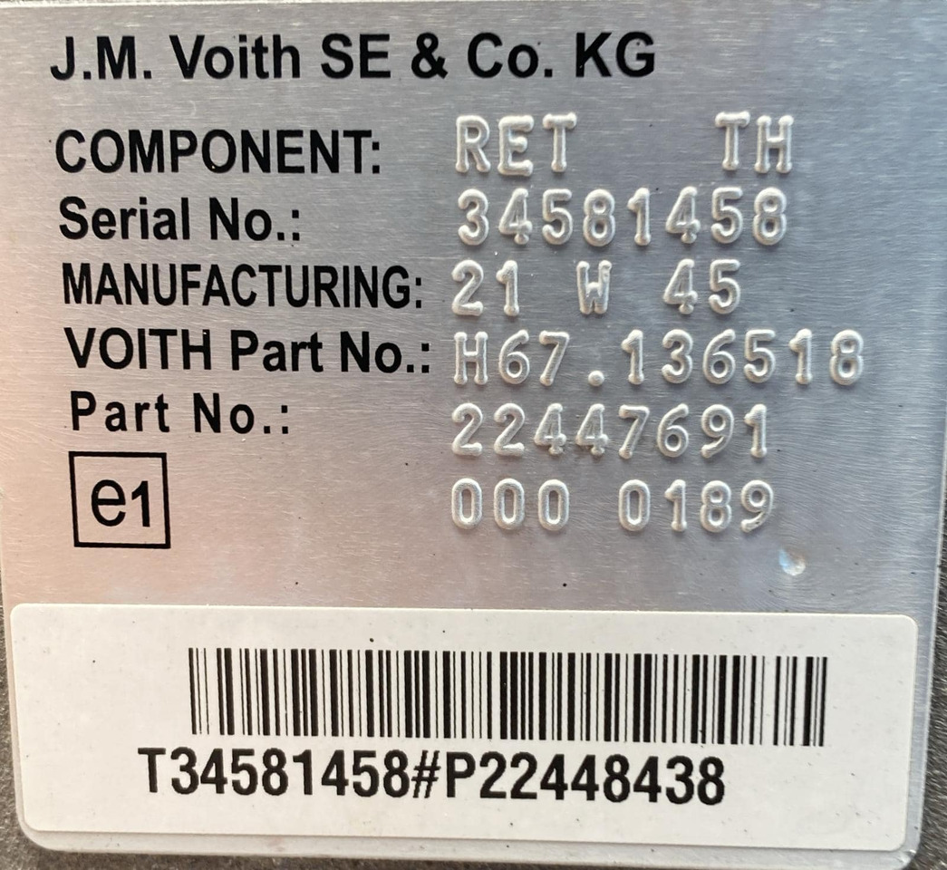 Cambio Volvo 500 D13K-6 - Växellåda: bild 4 Cambio Volvo 500 D13K-6 - Växellåda: bild 4