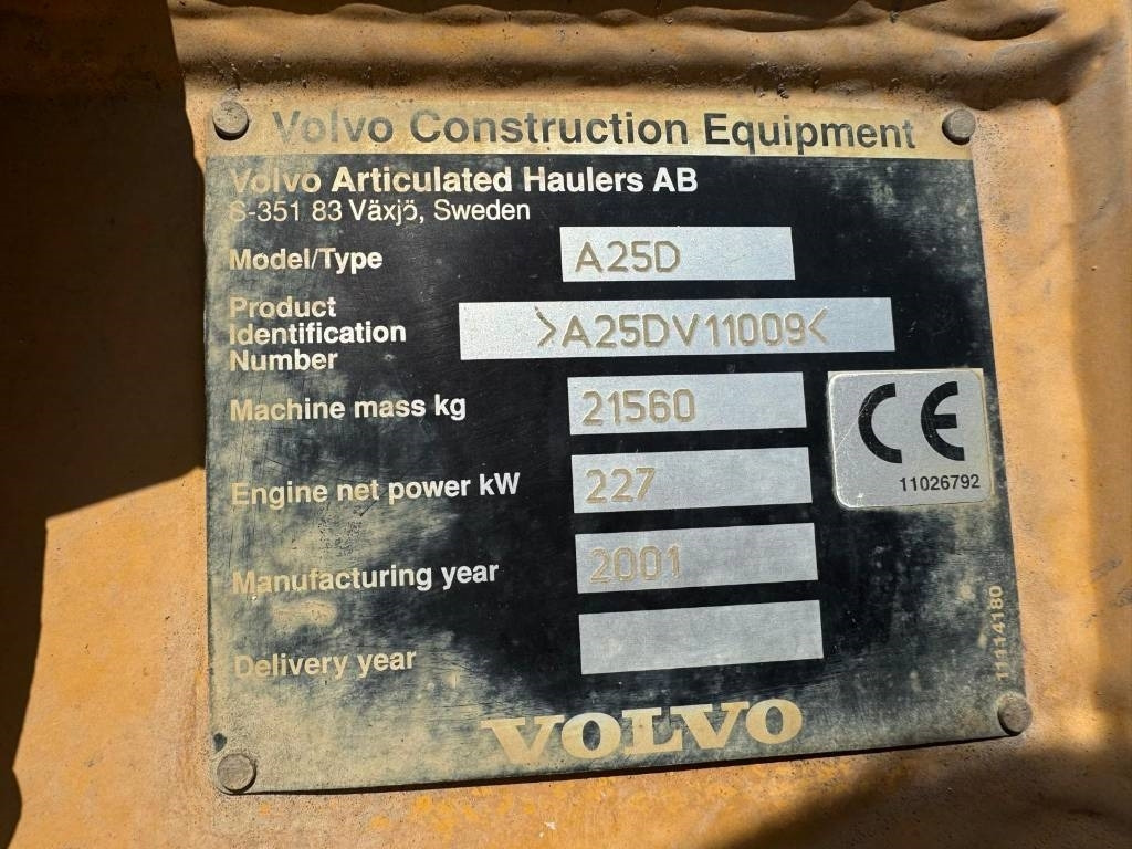 Volvo A 25 D - Ramstyrd dumper: bild 4 Volvo A 25 D - Ramstyrd dumper: bild 4