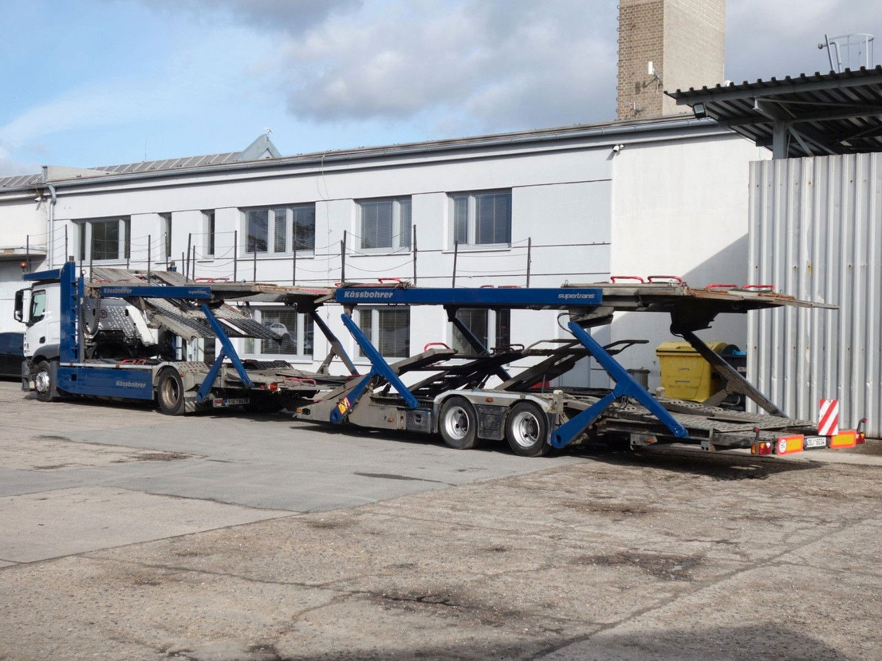 Mercedes-Benz Actros 1843 mit Kässbohrer Supertrans/Supertrans - Biltransportbil lastbil: bild 4 Mercedes-Benz Actros 1843 mit Kässbohrer Supertrans/Supertrans - Biltransportbil lastbil: bild 4