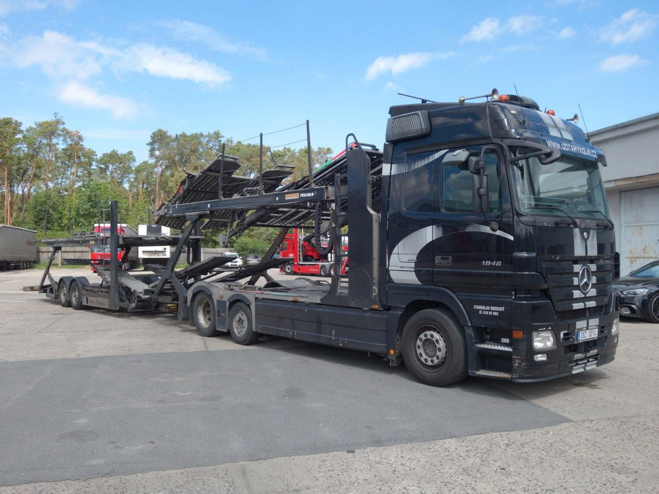 Mercedes-Benz Actros 2446 mit Rolfo für 10 PKW, Retarder - Biltransportbil lastbil: bild 2 Mercedes-Benz Actros 2446 mit Rolfo für 10 PKW, Retarder - Biltransportbil lastbil: bild 2