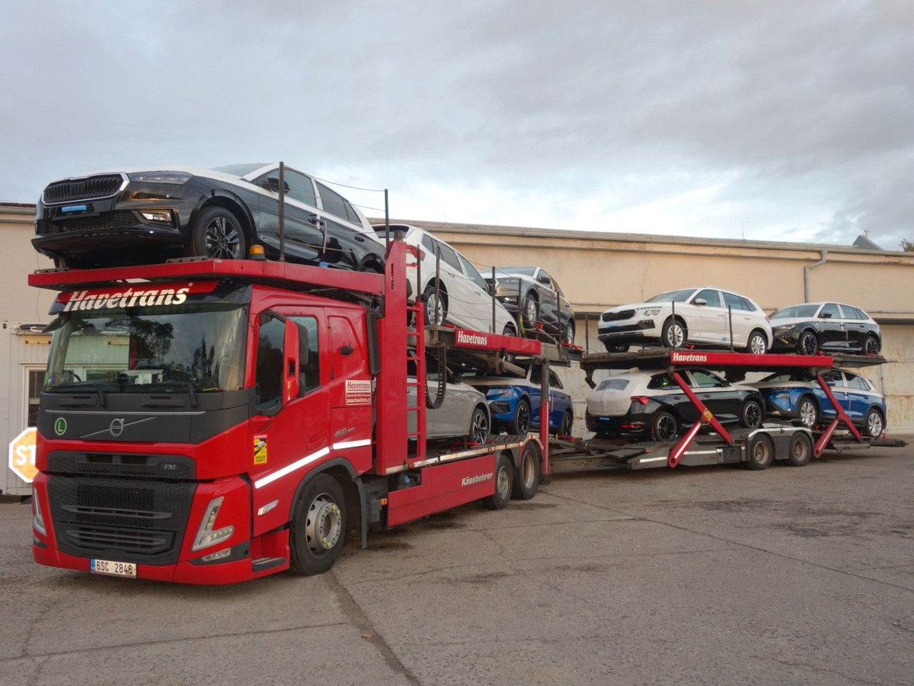 Volvo FM 13 460 6x2 Kässbohrer Metago - Supertrans - Biltransportbil lastbil: bild 2 Volvo FM 13 460 6x2 Kässbohrer Metago - Supertrans - Biltransportbil lastbil: bild 2