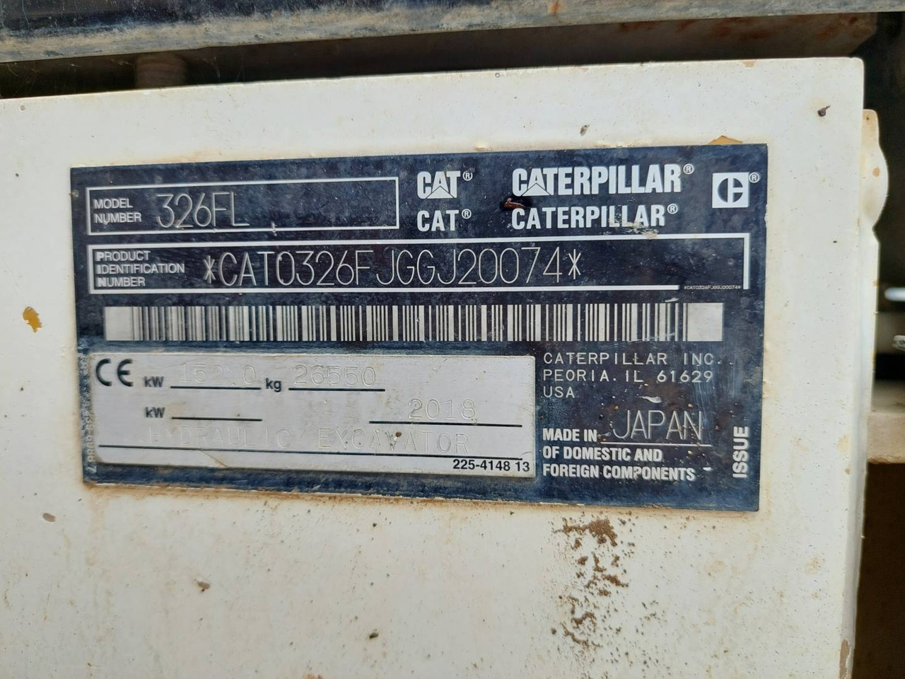 CAT 326FL - Bandgrävare: bild 5 CAT 326FL - Bandgrävare: bild 5
