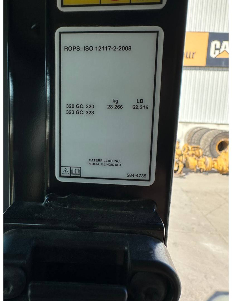 Bandgrävare CAT 323: bild 17 Bandgrävare CAT 323: bild 17