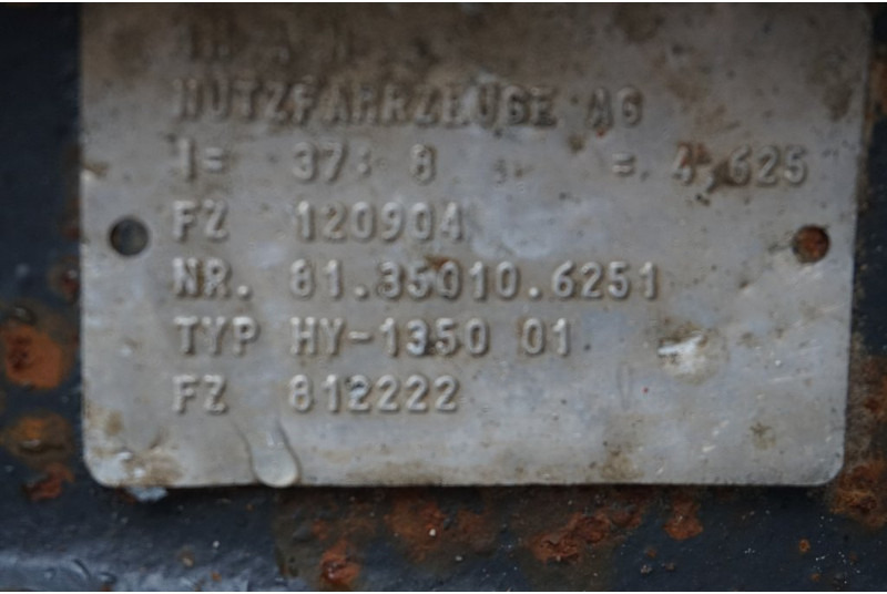 MAN HY-1350-01 37/8 - Bakaxel för Lastbil: bild 4 MAN HY-1350-01 37/8 - Bakaxel för Lastbil: bild 4