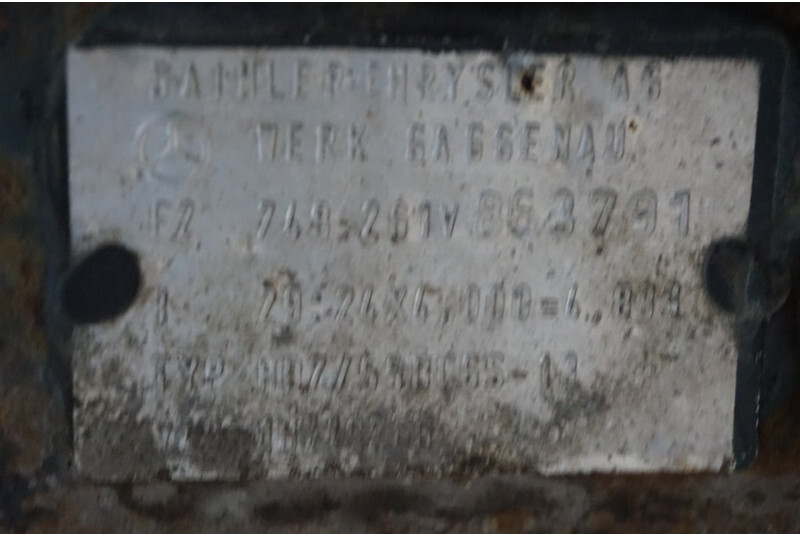 Mercedes-Benz HD7/55DCGS-13 29/24X4.00 - Bakaxel för Lastbil: bild 4 Mercedes-Benz HD7/55DCGS-13 29/24X4.00 - Bakaxel för Lastbil: bild 4