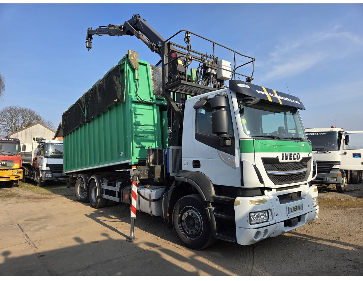 IVECO STRALIS 420 6X2 TIPPER CRANE KESLA 17 TON 2 EXT STEERING REAR AXLE - Tippbil lastbil, Kranbil: bild 2 IVECO STRALIS 420 6X2 TIPPER CRANE KESLA 17 TON 2 EXT STEERING REAR AXLE - Tippbil lastbil, Kranbil: bild 2