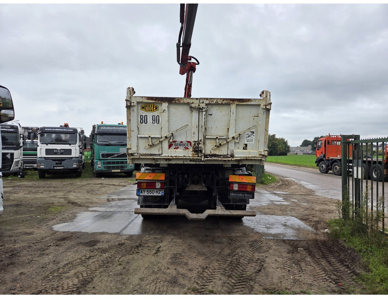 MERCEDESA CTROS 3341 6X4 TIPPER CRANE FASSI F105 - Tippbil lastbil, Kranbil: bild 4 MERCEDESA CTROS 3341 6X4 TIPPER CRANE FASSI F105 - Tippbil lastbil, Kranbil: bild 4