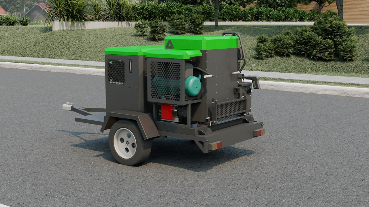 TICAB Crack sealing machine , 120 l, Asphalt crack filler, Manufacturer - Asfaltläggare: bild 2 TICAB Crack sealing machine , 120 l, Asphalt crack filler, Manufacturer - Asfaltläggare: bild 2