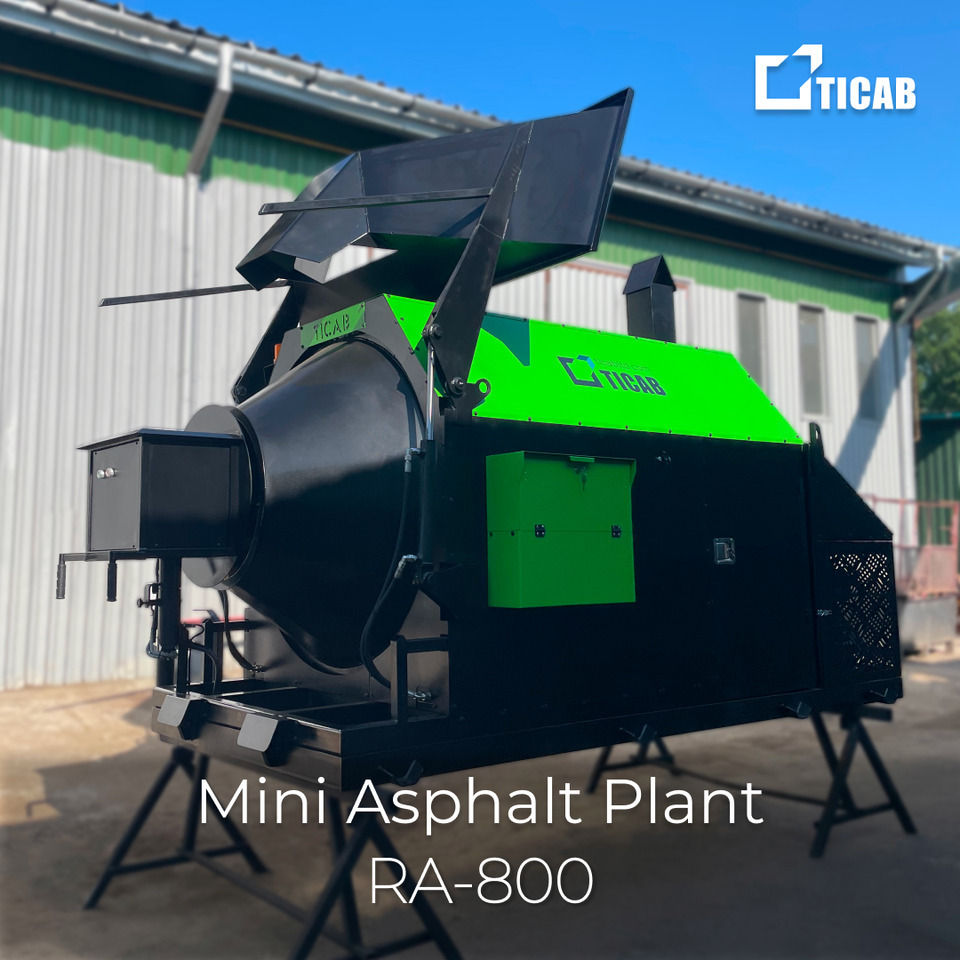 TICAB New Mini-asphalt plant, Asphalt Recycling Machine, Manufacturer, 2.0 t per hour - Asfaltverk: bild 2 TICAB New Mini-asphalt plant, Asphalt Recycling Machine, Manufacturer, 2.0 t per hour - Asfaltverk: bild 2