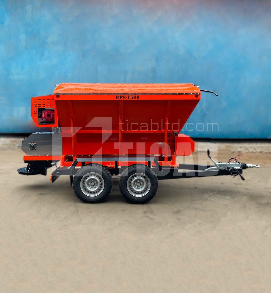 TICAB New Salt and Sand Spreader, Hopper spreader,Manufacturer, 1,5m³ - Bältes semitrailer: bild 3 TICAB New Salt and Sand Spreader, Hopper spreader,Manufacturer, 1,5m³ - Bältes semitrailer: bild 3