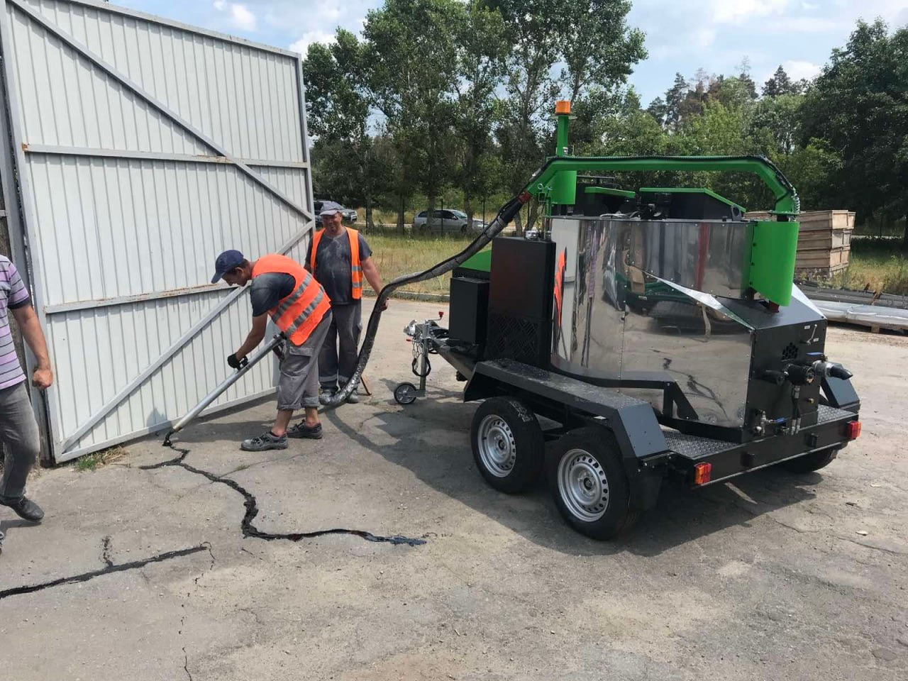 TICAB Сrack Sealing Machine, Asphalt Crack Fill Machine, 500 L, Manufacturer, mašīna asfalta šuvju un plaisu aizpildīšanai BPM-500 - Asfaltmaskin: bild 5 TICAB Сrack Sealing Machine, Asphalt Crack Fill Machine, 500 L, Manufacturer, mašīna asfalta šuvju un plaisu aizpildīšanai BPM-500 - Asfaltmaskin: bild 5