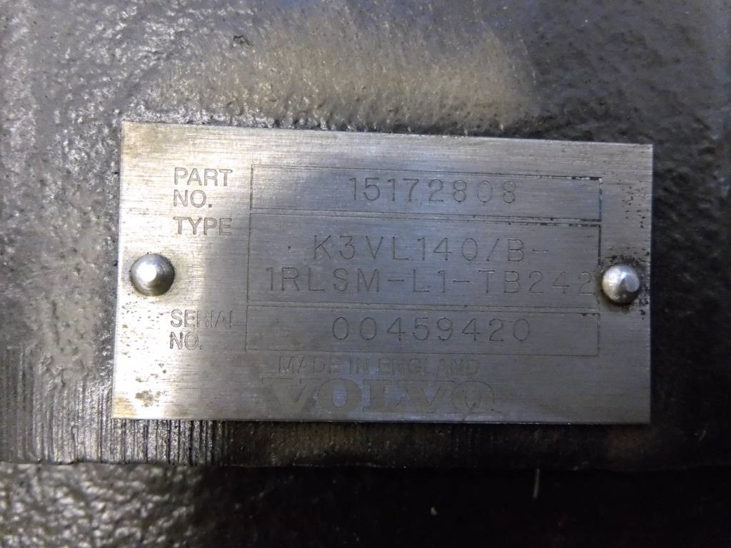 Volvo L180 HL Hydraulik pump, VOE15172808 - Hydraulik för Byggmaskiner: bild 3 Volvo L180 HL Hydraulik pump, VOE15172808 - Hydraulik för Byggmaskiner: bild 3