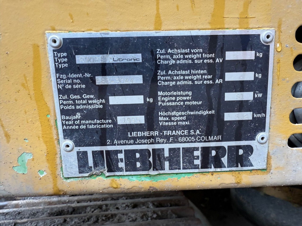 Bandgrävare Liebherr R902 STD Litronic, 12995hours, 3 buckets: bild 10